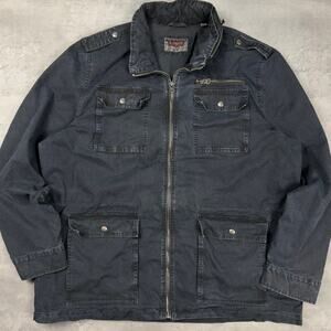 Levi's Cargo Pocket Heavy Jacket with Packable Hood